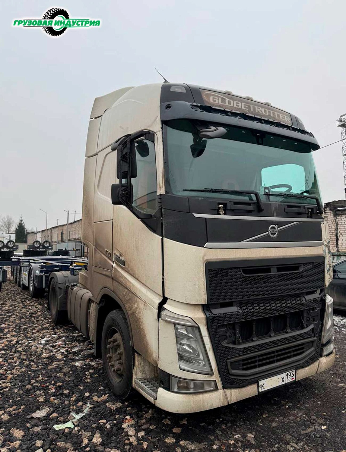 Отгрузка полуприцепа контейнеровоза SteelBear PF-41N-6 (универсал) в г. Новороссийск